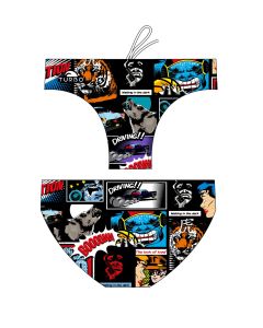 Turbo waterpolobroek Black Comic 