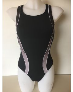 Trainingsbadpak Zwart-Grijs 202659-7095