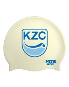 KZC Silicone Badmuts kleur WIT