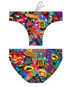 Turbo waterpolobroek Stickers Color 