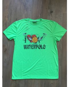 I love waterpolo t-shirt neon